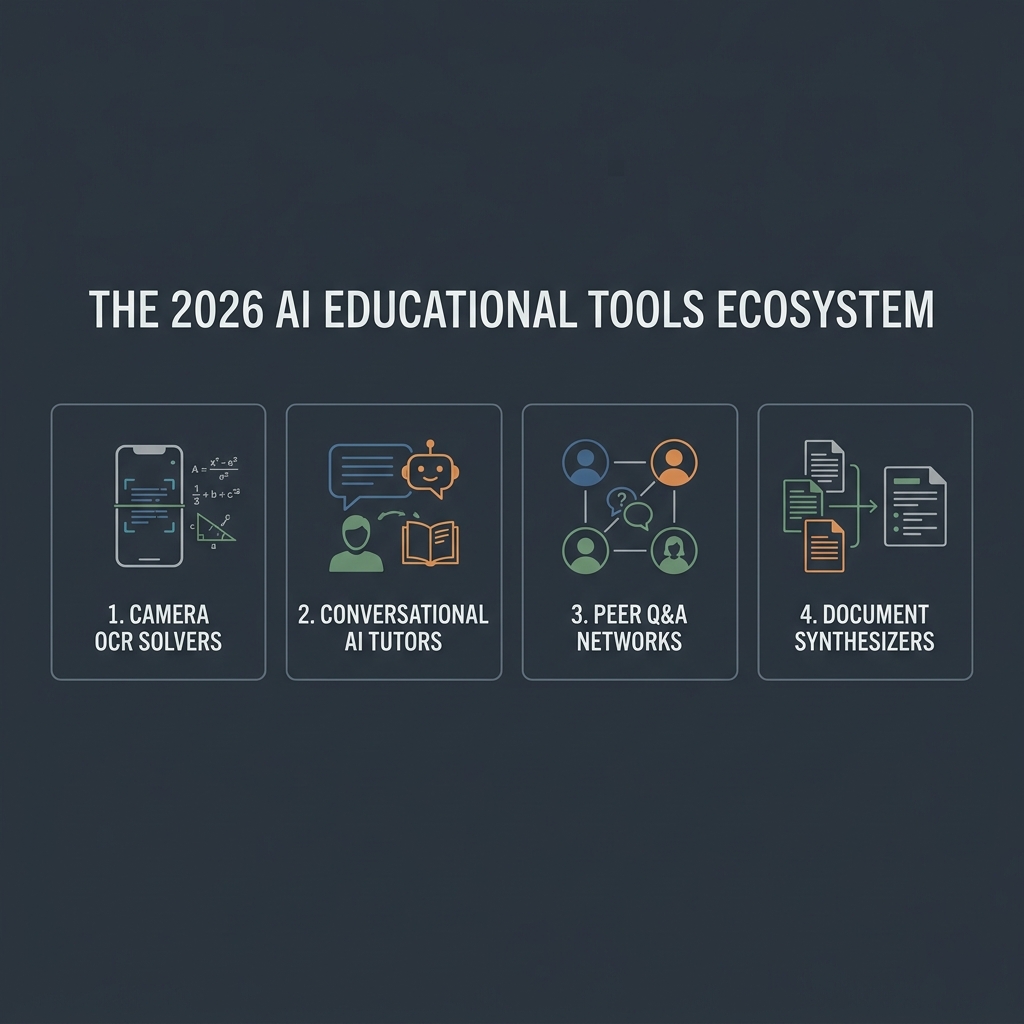 Infographic: The 2026 AI Homework Helper Ecosystem